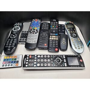 Lot Of 10 Remotes Including Logitech Harmony 670 Universal And Philips Prestigo